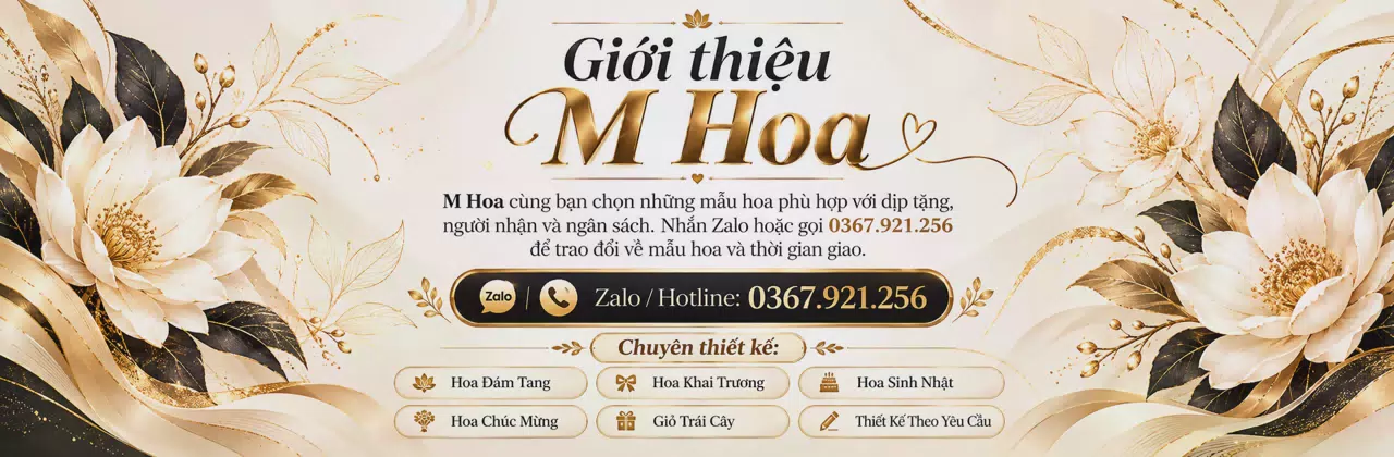 Ảnh bìa Shop hoa tươi Phường Mão Điền Bắc Ninh - Tư vấn mẫu hoa hợp ngân sách